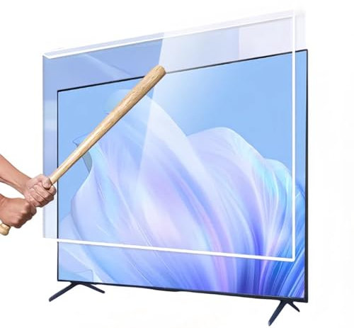 KenLung Protector De Pantalla para TV 4K Transparente, Panel Acrílico Protector Filtro Antiluz Azul Antiarañazos Y Antirreflejos Protector De Pantalla para TV, Alivia La Fatiga Visual(70in)