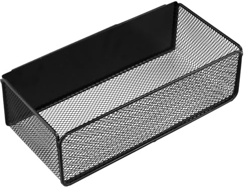 Joyan Magnetic Basket, Kitchen Organizer, Black Magnetic Spice Rack for Fridge, Shelves Hanging Shelf, Bathroom Organizer for Kitchen, Bathroom