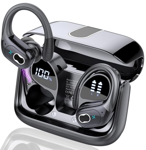 STECEi AI Language Translation Earbuds Real Time, Headphones Translating Device, 3-in-1 Translator Earbuds with 6 Translation Modes for Travel/Business//Leaning, Light Black