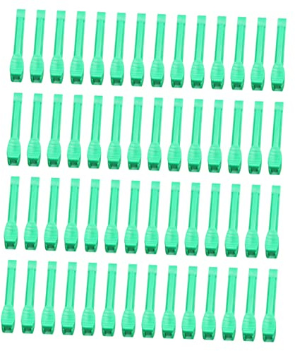 Abaodam 100pièces Pinces Cordon Ombilical Jetables Pour Bétail Clips De Protection Nés Outil Élevage Ferme Éviter Hémorragies Et Faciliter Soins