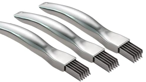 Harewtwy Coltello per Affettare, Coltello per Scalogno in Acciaio Inossidabile, Coltello per da Cucina, Gadget per Affettare Alimenti Multifunzione per La Casa