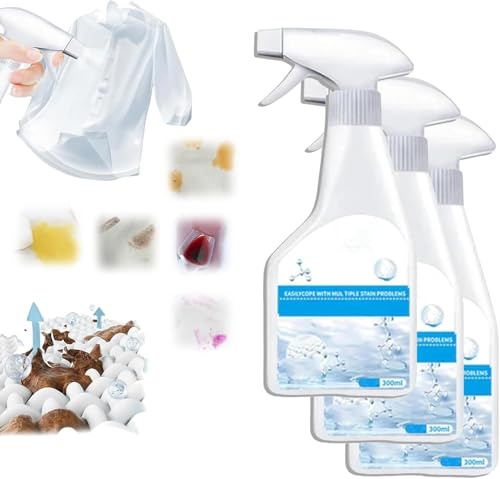 300 ml Cozy Home Fleckenentferner, Trockenreinigung für unterwegs, Fleckenentferner-Spray, entfernt hartnäckigste Flecken für Fett, Baumwolle, Leinen und synthetisches Tuch (3)