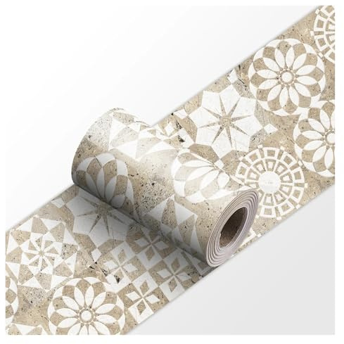 JTKSSCS Greche Adesive Per Pareti 1 adesivo da parete in ceramica, stacca e attacca, for paraschizzi cucina, strisce decorative for piastrelle, for battiscopa del bagno(YX-180,10cmX240cmX1roll)