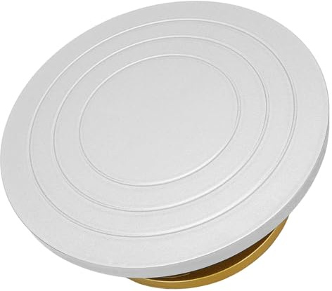 Xiuganpo Töpferscheibe, Langlebiger Drehtisch für Tonmodellierskulpturen, Leicht zu Reinigen, Professionelle Keramikmaschine für Töpfer, 50 Kg Tragfähigkeit, Kompakte Größe und Geringes Gewicht,
