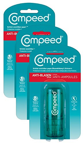 COMPEED Anti-Blasen Stick / Praktischer Stick zur Vorbeugung von Blasen an den Füßen / 3x8ml