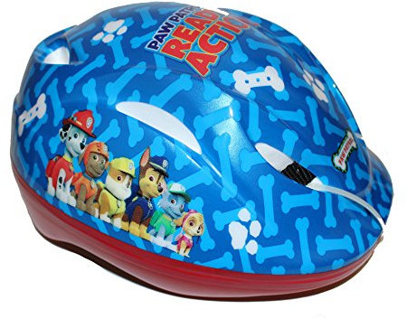 Paw Patrol Fahrradhelm Kinder | für Jungen | Fahrrad Zubehör | Outdoor Spielzeug | Gr. 52-56 cm | ab 3 Jahre | Helm | Chase, Marshall und Rubble