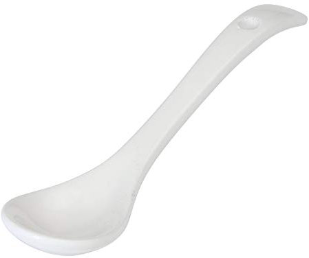 Westmark 6 Keramik-/Servierlöffel, Länge: 11 cm, Keramik, Tapas + Friends, Weiß, 69762260