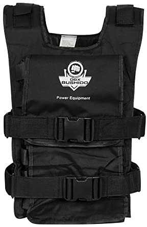 DBX BUSHIDO SPORT Gewichtsweste 36kg - Weight Vest - Weighted Vest - Kraftraining - Trainingsgeräte für Zuhause - Material Cordura