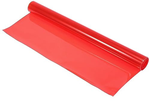 X AUTOHAUX Auto Vinyl Luft Tönungsfolie 40x150cm 16x59 Zoll Rot