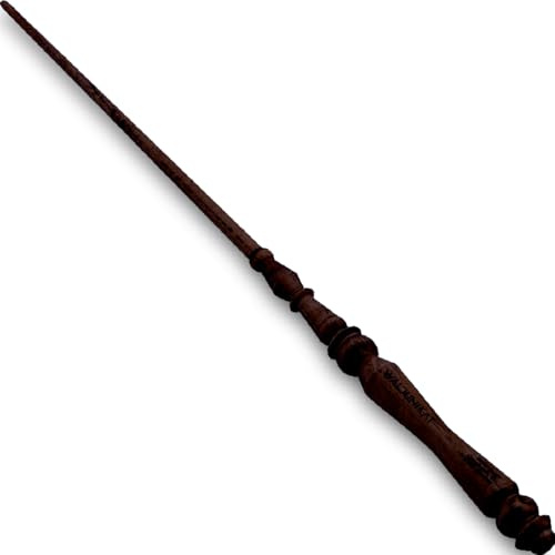 WALDUNIKAT Baguette magique en bois marron moyen – Fabriqué en Allemagne – Article de fan, cadeau et jouet pour adultes, enfants, filles, décoration pour fête d'anniversaire