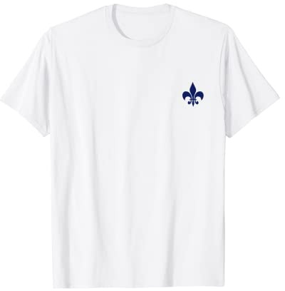 Gelbe Lilie, Fleur de Lis, Lys French, kleine geometrische Form T-Shirt