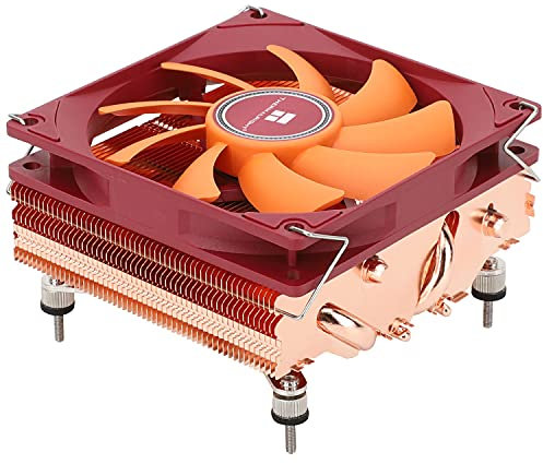 Thermalright AXP90 X47 Enfriador de CPU de perfil bajo completo, altura de 47mm, ventilador PWM silencioso 90x90x15, 4 tubos de calor, compatible con AMD AM4/Intel LGA1700/1150/1151/1200 (cobre puro)