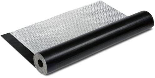 DSTOCK60 - Rouleau 2 Mètres de chape bitume aluminium paxalu – Largeur 1 m – Couvre 2m² - Découpe au mètre - Etanchéité souple pour toiture, cabane, niche...