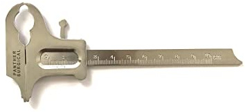 Stainless Steel Iwanson Crown Calipers & Boley Vernier Calipers Ruler Micrometer Tools Orthodontic Measuring Lab Instruments 0 to 10 cm