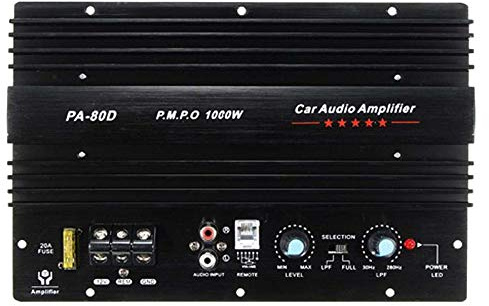 PRATYAHARA 12V 1000W Voiture Audio Haute Puissance Amplificateur Amplificateur Conseil Puissant Caisson de Basses Basse Ampli PA-80D
