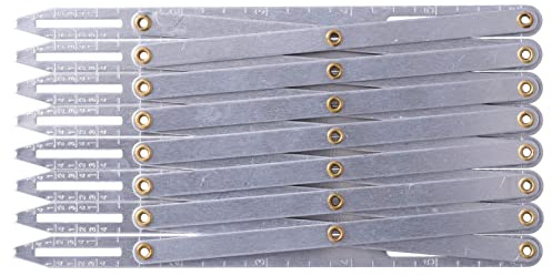 Gleiches Lineal, Erweiterbares Nähmaß, Basteln, Nähmaß, Lineal, Verstellbares DIY-Vorhangzubehör für den Haushalt