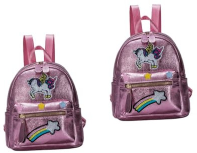GALPADA 2st Kindertasche Cartoon-Rucksack Einhorn-Rucksack Rucksack Für Kinder Kinderrucksack Freizeittasche Für Kinder Rucksack Im Einhorn-Design Student Lässige Tasche Karikatur