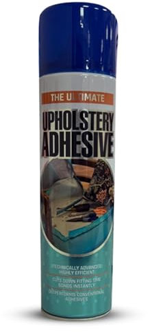 EU Fabrics Adhesive Fabric Spray | Headliner Adhesive Glue Contact Spray for Carpets | Suitable for Upholstery, Home Decor, Art and Crafts | Heavy Duty Adhesive Spray for Textiles (1)