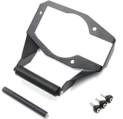 Pizgear Motorrad Instrument GPS Halterung Montage Adapter Halter Navigation Halterung, for 1050 1090 1190 Abenteuer ADV Lenker-Telefonhalterung(Black-22mm 12mm)