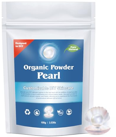 Zlimer White Freshwater Pearls Powder for Home Skin Care Brightening Minimizer Pores Anti-Aging 100% Natural 100g