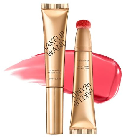 Liquid Highlighter Contour Blush Sticks, Konturenstift & Rouge Stift Rouge Und Bronzer, Flüssiges Kontur Highlighter Rouge Beautystifte Damen, Cremiger Rougestift Für Gesicht(Blush Wand A03)