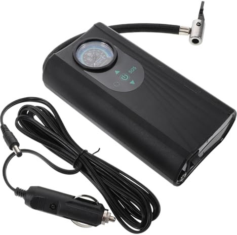 Vaguelly Fahrradpumpe Tragbar Kabelloser Reifenfüller Für Auto Reifenpumpe Mit Druckmesser Luftkompressor Für Auto Tragbare Luftpumpe Für Luftpumpe Für Schlauchboote Tragbarer Inflator Für