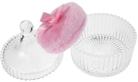 minkissy Extra Großer Weicher Flauschiger Körper Und Make up Puderquaste Aus Plüsch Rosa Mit Schleifenband Für Empfindliche Haut Und Schnelles Auftragen