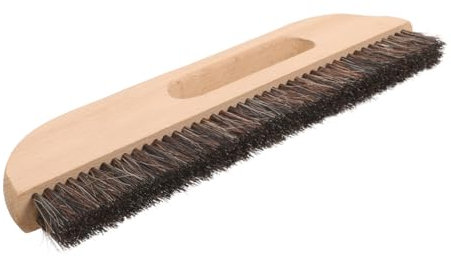 NUOBESTY Brosse à Tapisser Crin De Cheval à Manche Bois Brosse Lissante Épaisse Pour Peint Outil Réutilisable Pour Lissage Et Nettoyage Mural
