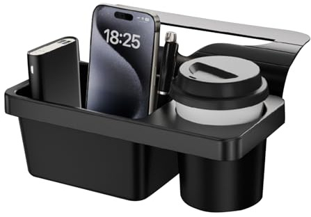 Vmiorzq Portavasos para Ventana De Avión | Organizador Multifuncional para Automóvil | Bandejas Interiores para Bebidas Teléfono Viajes Camping Gafas Y Uso Diario En Familia