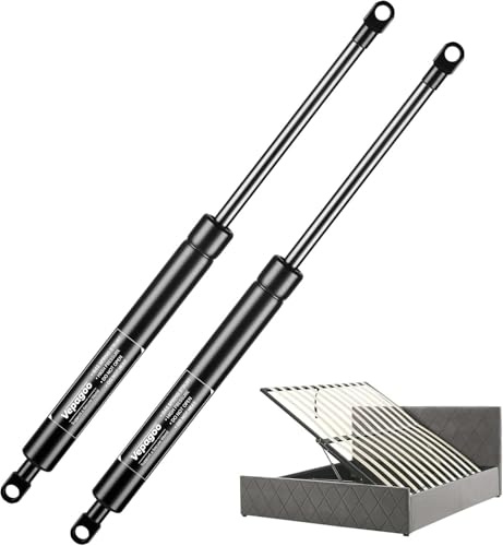 Vepagoo - Amortisseur à gaz de 250 mm 300 N, 30 kg, ressort à gaz pour tiroir de lit, conteneur à ordures, meubles, caravanes, trappes de sol et autres applications lourdes, têtes à oeillet M6