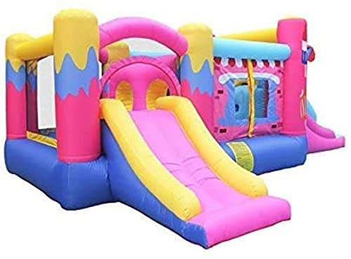 bouncy castle， Indoor Small Trampoline Amusement Park Equipment Slide Castle
