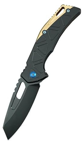 Professionelles Klappmesser aus 5CR Stahl - 20 cm Gesamtlänge - Rostfreie Outdoor-Klinge für Camping, Angeln,Taschenmesser mit 9 cm Klinge (A 02)