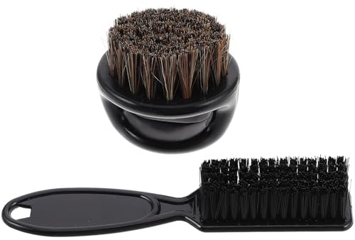 TOYANDONA Professionelles Herren Haar und Bartpflegeset mit Kunststoff Bürsten für Saubere Haarlinie und Gepflegten Bart im Friseurbedarf