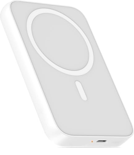 Power Bank, 10000mAh Wireless Magnetische Powerbank, 20W Schnellladefunktion USB-C In&Out Tragbarer Externer HandyAkkus, Kabellose Akkupack Ladegerät für iPhone 17 16 15 14 13 12 Serie iPad Galaxy
