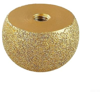 Mola diamantata, testa a fungo, disco per lucidatura per smerigliatrice angolare, foro da 10 mm, strumento di taglio per pietra, piastrelle, vetro (40 mm)