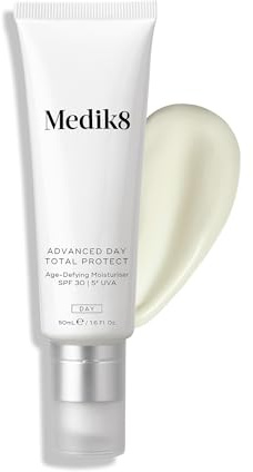 Medik8 Advanced Day Total Protect Crème solaire et hydratante pour le visage SPF 30 Protection UVA hydratante et non grasse 50 ml
