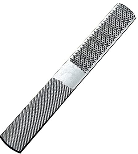 Metallfeile,Ncheli Schlüsselfeilen,4-In-1 Raspel für Holz,Hufraspel für Pferde,Verwendung für Schleifen von Holz,Metall,Hufeisenschleifen