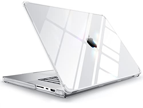 SUPCASE Hülle für MacBook Pro 16 Zoll 2024-2021 M4/M3/M2/M1 Pro/Max A3403 A3186 A2991 A2780 A2485 Bumper Case Schutzhülle für MacBook Pro 16‘’, Clear