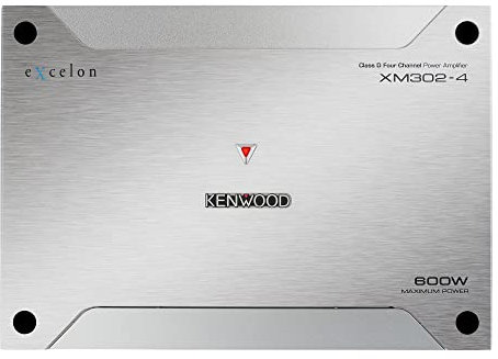 KENWOOD XM302-4 eXcelon - Amplificatore di grado marino a 4 canali per barche, auto e ATV