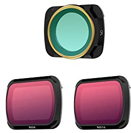 [Drohnenteile] for Mavic Air 2 Objektivfilter MCUV CPL ND4 ND8 ND16 ND32 ND/PL Filter for DJI Mavic Air 2 Drone Camera Lens Kit Zubehör (Color : CPL ND8 ND16)