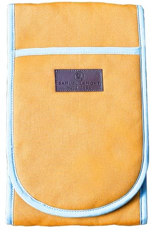 Samuel Lamont Oven Gloves - Premium Heat-Resistant Canvas Oven Gloves for Baking and Cooking | Honey | One Size, Green