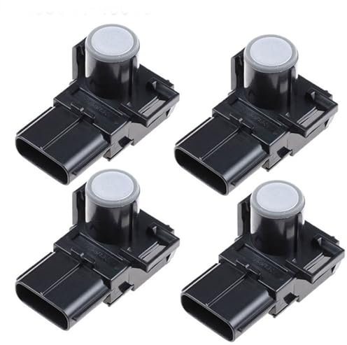 SAFWEL 4 PCS Schwarz Farbe PDC Parkplatz Sensor Fit for Toyota Camry Fit for Tundra Fit for Lexus RX350 Parkplatz Sensor 8934148010 89341-48010 (Size : Silver)