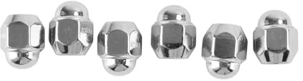 Compatible Avec Nissan Pour Patrol 6 Pièces Boulons De Cosse En Acier Longs Goujons De Pneu Accessoires De Voiture Écrou De Roue Chromé Boulons De Cosse En Acier Longs Goujons De Pneu Vis de Roue Jant