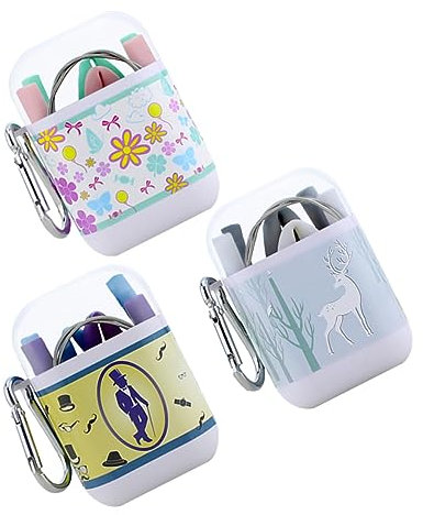 Cabilock 3 Pajitas De Silicona Reutilizables Plegables y Ecológicas Estuche Incluido Para Fiestas y Viajes