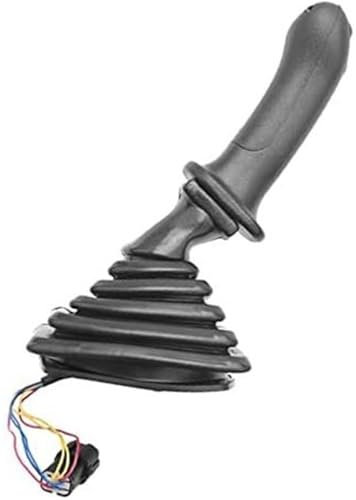 Pizgear 2 Piezas L + R 3 Botones Joystick de Excavadora Assy Mango Engranajes con, for Doosan DH DX150 215 225 300 370-9C, Negro, 500138302 Palanca de Control de Excavadora