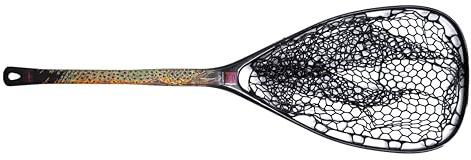 fishpond Nomad Middle Fork Fly Fishing Net | Fly Fishing Landing Net | Mid-Length Fishing Net (Hook Jaw)