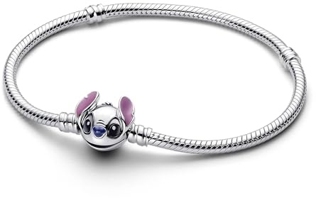 PANDORA Disney Stitch Snake Chain Bracelet 593738C01 Damenarmband
