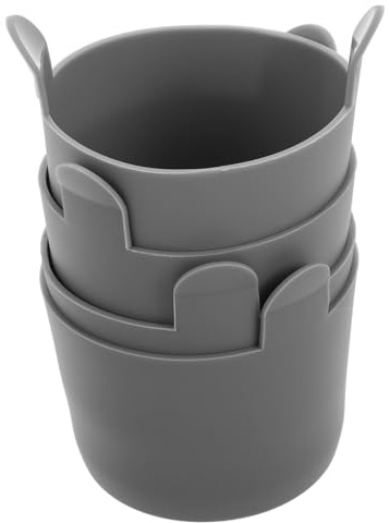 Veemoon Moldes de Huevos para Freidora de Aire 4 Piezas, Silicona Flexible Resistente al Calor, Multiusos para Microondas y Horno, para Cocinar Huevos Escalfados y Muffins, Apto para Cocina Diaria