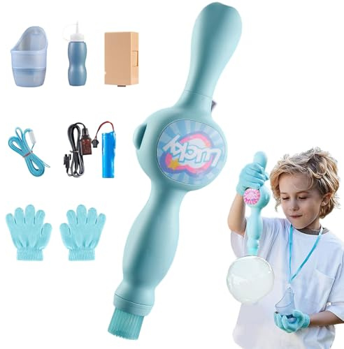 Bunte Nebel- und Seifenblasen-Maschine,Blasmaschine Mit Beleuchtung | Elektrischer Kreativer Handheld-Bläser für und Mädchen Strandspielzeug für Garten und