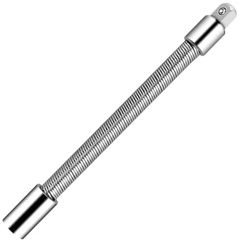 1/4 3/8 1/2 Flexible Shaft Socket Ratchet Wrench Extension Bar Extender Hand Adjustment Tools for Loosening and Tightening(3-8)